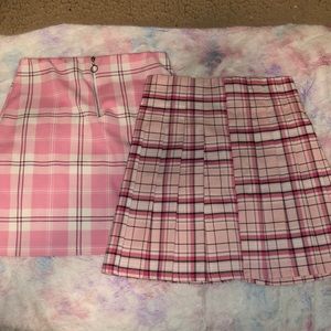 Pink skirts